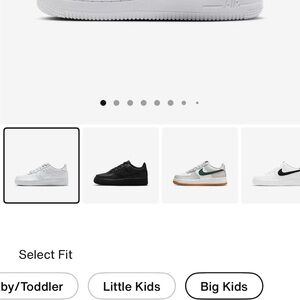 Nike Air Force 1 LE GS White Shoes